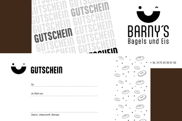 kiko kreativagentur - Projekt Barny's Bagels & Eis