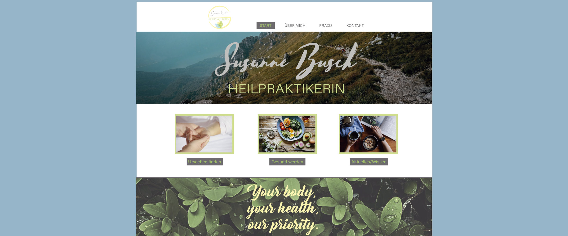 kiko kreativagentur - Projekt Heilpraktikerin Busch