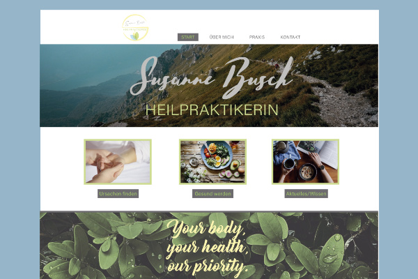 kiko kreativagentur - Projekt Heilpraktikerin Busch