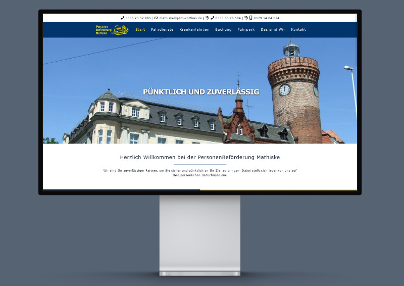 kiko kreativagentur - Projekt Personenbeförderung Mathiske