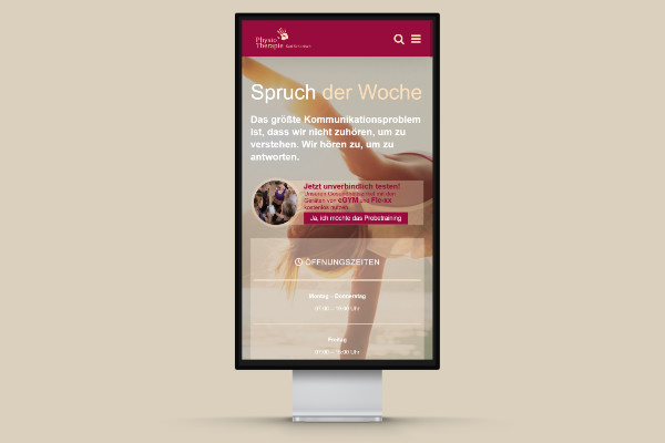 kiko kreativagentur - Projekt Physiotherapie Kati Schorisch