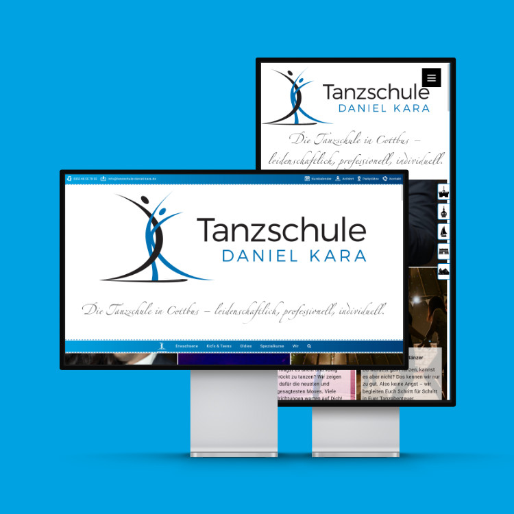kiko kreativagentur - Projekt Tanzschule Daniel Kara