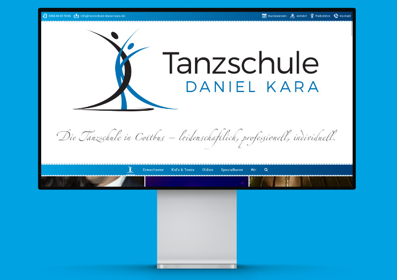kiko kreativagentur - Projekt Tanzschule Daniel Kara